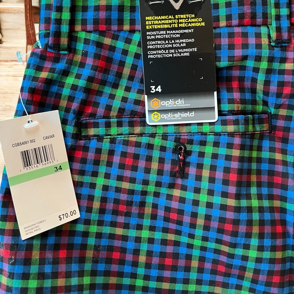 Colorful Callaway Plaid Shorts